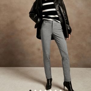 NWT Banana Republic Sloan Skinny grey 5 pocket pants 6 M